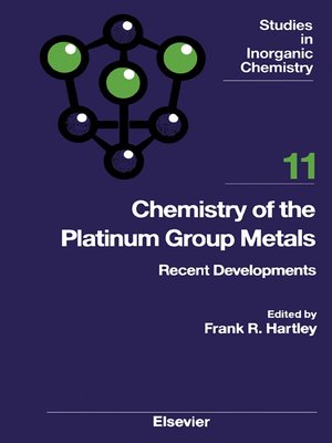 cover image of Chemistry of the Platinum Group Metals